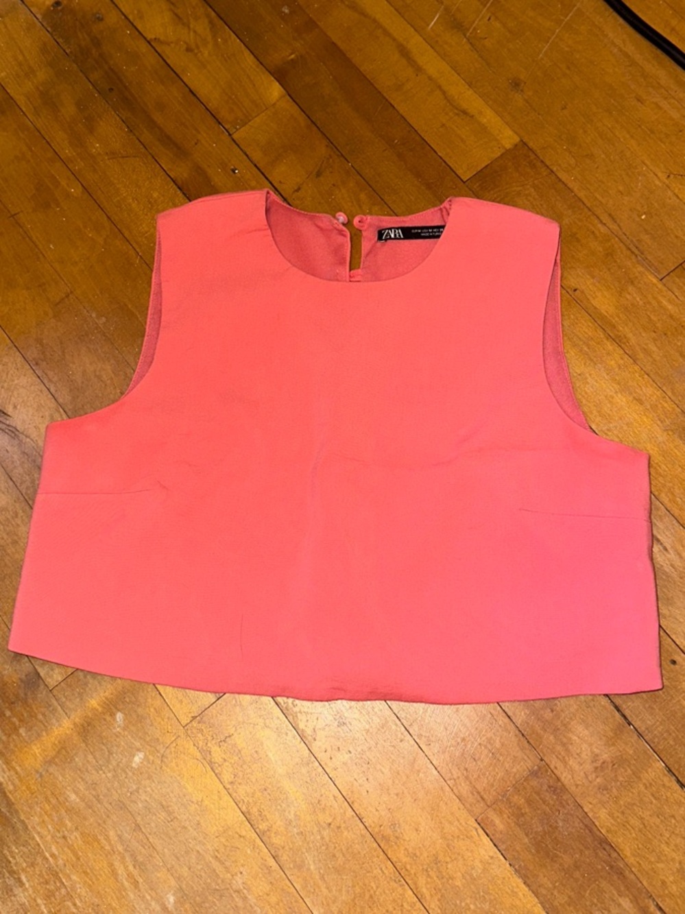 Pink Zara crop top